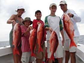 Family-fun with Pacific Red Snapper